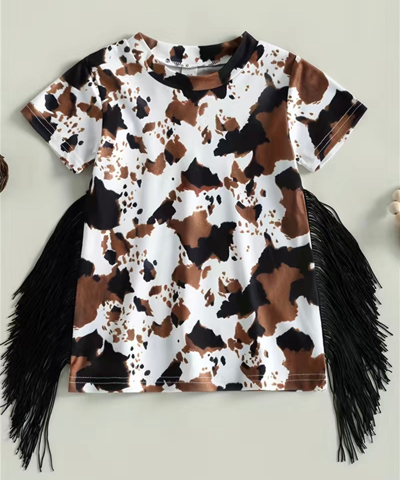 Chloe Fringe T-Shirt Dress