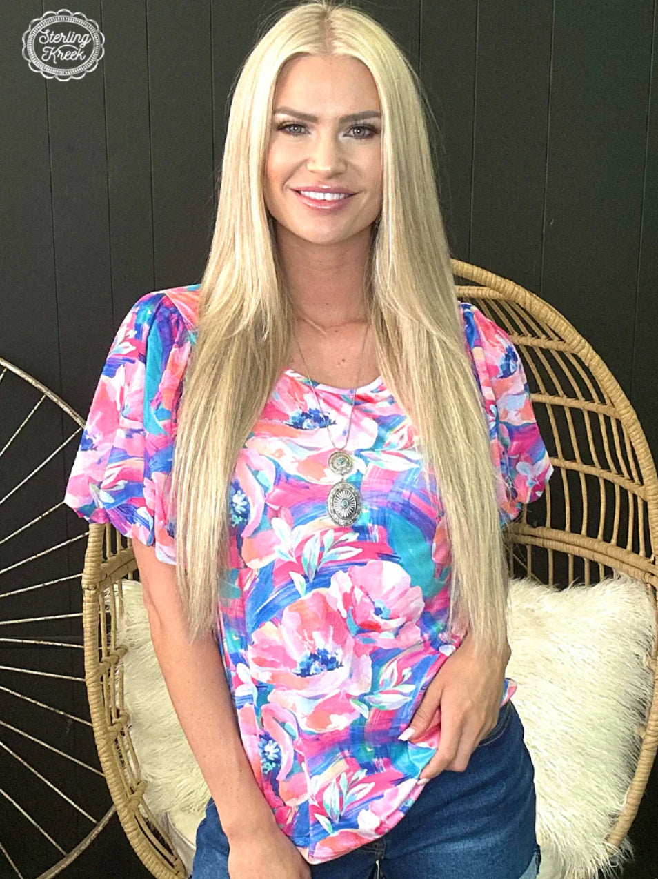 Addie Floral Blouse